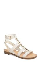Women's Marc Fisher Ltd Felice Studded Gladiator Sandal M - White