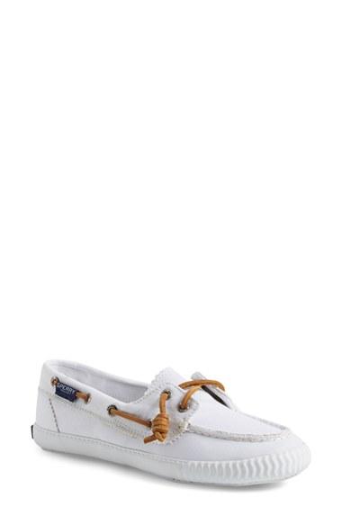 Women's Paul Sperry 'sayel Away' Sneaker .5 M - White