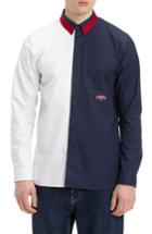Men's Tommy Jeans Half & Half Shirt, Size - White