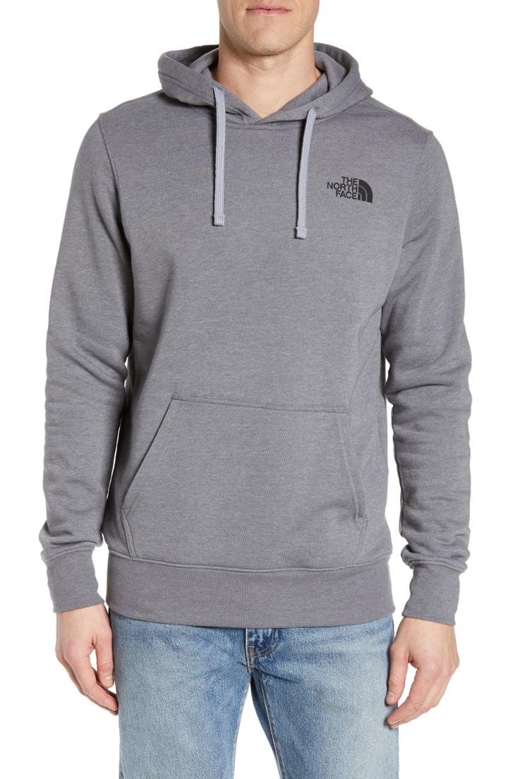 Men's The North Face Rage Pack Red Box Hoodie - Grey