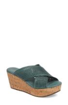 Women's Chocolat Blu Wamblee Wedge Sandal M - Blue/green