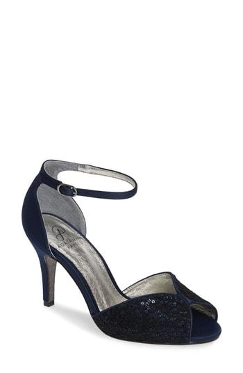 Women's Adrianna Papell Fifi Ankle Strap Sandal .5 M - Blue