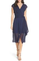 Women's Chelsea28 Fil Coupe Wrap Dress - Blue