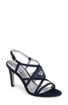 Women's Adrianna Papell Ace Embellished Sandal .5 M - Blue
