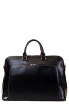 Lodis 'audrey Brera' Leather Briefcase - Black