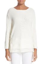 Women's Moncler Diantha Lace-up Cotton Sweater