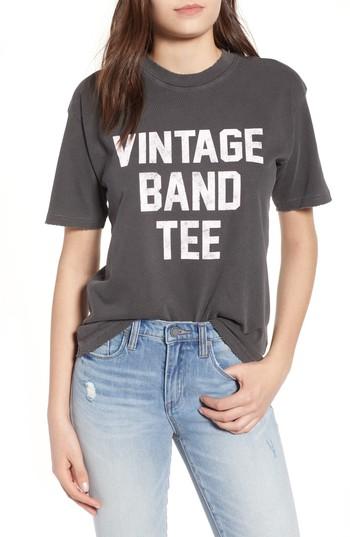 Women's Kid Dangerous Vintage Band Tee - Black