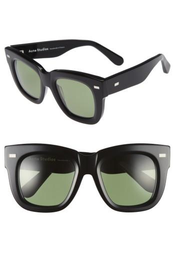 Women's Acne Studios Library 50mm Sunglasses - Black