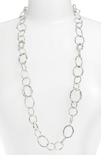 Ippolita 'glamazon - Bastille' Long Chain Necklace Silver