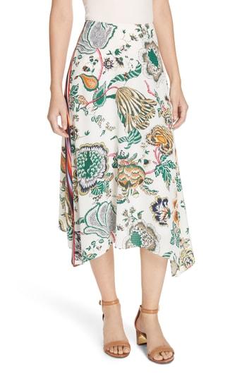 Women's Tory Burch Marie Midi Skirt - Ivory