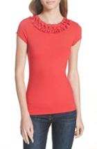 Women's Ted Baker London Charre Bow Neck Tee - Red