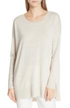 Women's Eileen Fisher Merino Jersey V-neck Cardigan - Pink