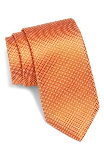Men's John W. Nordstrom Woven Silk Tie, Size - Orange