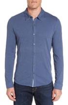 Men's Zachary Prell Camara Trim Fit Knit Sport Shirt, Size - Blue