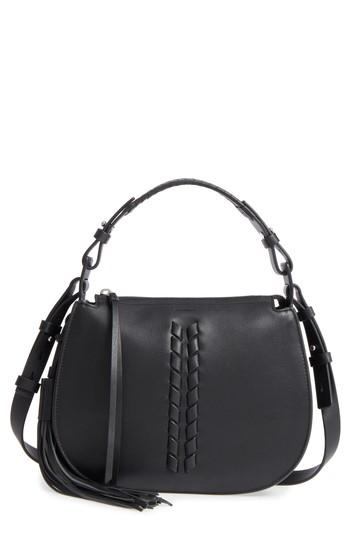 Allsaints Kepi Leather Crossbody Bag - Black
