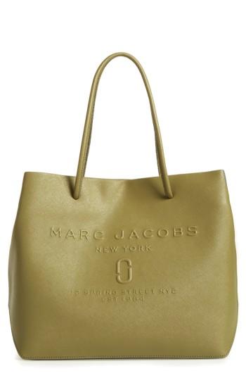 Marc Jacobs Logo Leather Shopper - Pink