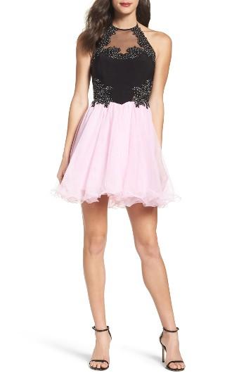 Women's Blondie Nites Applique Fit & Flare Dress