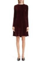 Women's Calvin Klein 205w39nyc Leopard Print Silk Twill Shift Dress Us / 42 It - Brown