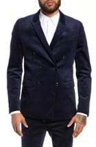 Men's Topman Club Corduroy Suit Jacket R - Blue