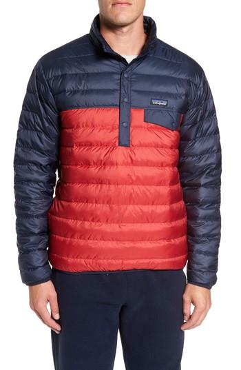 Men's Patagonia Snap-t Down Pullover - Red