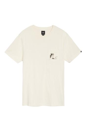 Men's Vans X Yusuke Hanai Outdoors Graphic Pocket T-shirt - White