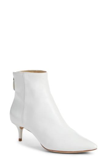 Women's Alexandre Birman Kittie Pointy Toe Bootie M - White