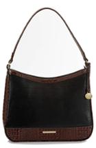 Brahmin Noelle Leather Hobo Bag - Black