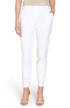 Petite Women's Vince Camuto Stretch Cotton Ankle Pants