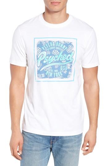 Men's Psycho Bunny Graphic T-shirt (xl) - White