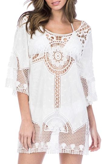 Women's La Blanca Zen Oasis Cover-up Tunic - White