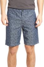 Men's John Varvatos Star Usa Floral Print Shorts - Blue