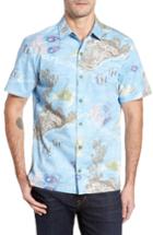 Men's Kahala Laupapa Slim Fit Camp Shirt, Size - Blue