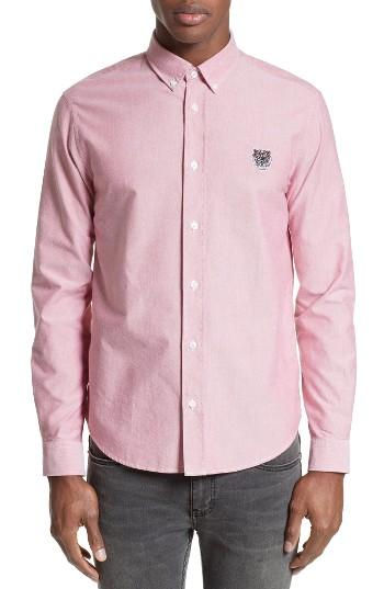 Men's Kenzo Extra Trim Fit Tiger Crest Sport Shirt