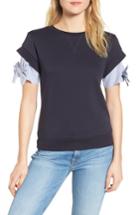 Women's Chelsea28 Bow Sleeve Sweatshirt - Blue