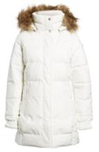 Women's Helly Hansen Blume Waterproof Parka With Faux Fur Trim - White