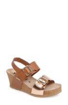 Women's Mephisto Lissandra Platform Wedge Sandal M - Metallic