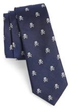 Men's Vineyard Vines Skull & Crossbones Silk Skinny Tie