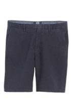 Men's Vilebrequin Panama Linen & Cotton Chino Shorts - Blue