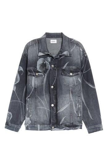 Women's Hudson Jeans Bandit Denim Trucker Jacket - Blue