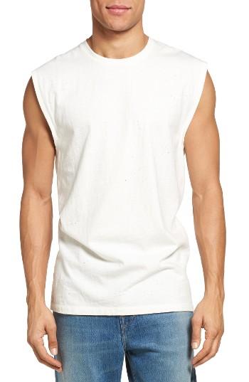 Men's Vince Distressed Tank