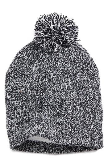 Women's Nyc Underground Fleece Lined Pompom Beanie -