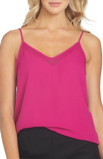 Women's 1.state Chiffon Inset Camisole, Size - Pink