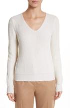 Women's Max Mara Sax Wool & Cashmere Sweater - Ivory