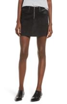 Women's Hudson Jeans Leather Skirt - Black