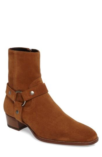 Men's Saint Laurent Wyatt Harness Boot Us / 43eu - Brown