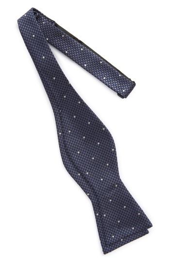 Men's Calibrate Houndstooth Dot Silk Bow Tie