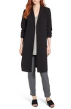 Women's Eileen Fisher Long Tencel Jacket, Size - Black