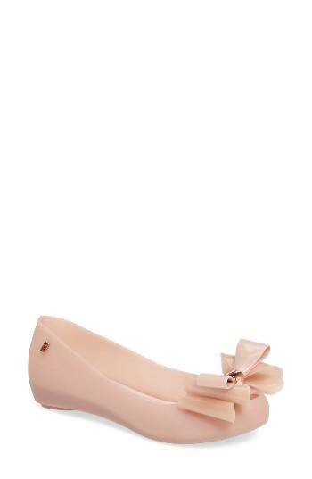 Women's Melissa Ultragirl Sweet Xii Hidden Wedge Flat M - Pink