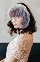J-picone Bridal Veil Hair Comb