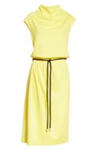 Women's Marc Jacobs Cowl Neck Belted Dress